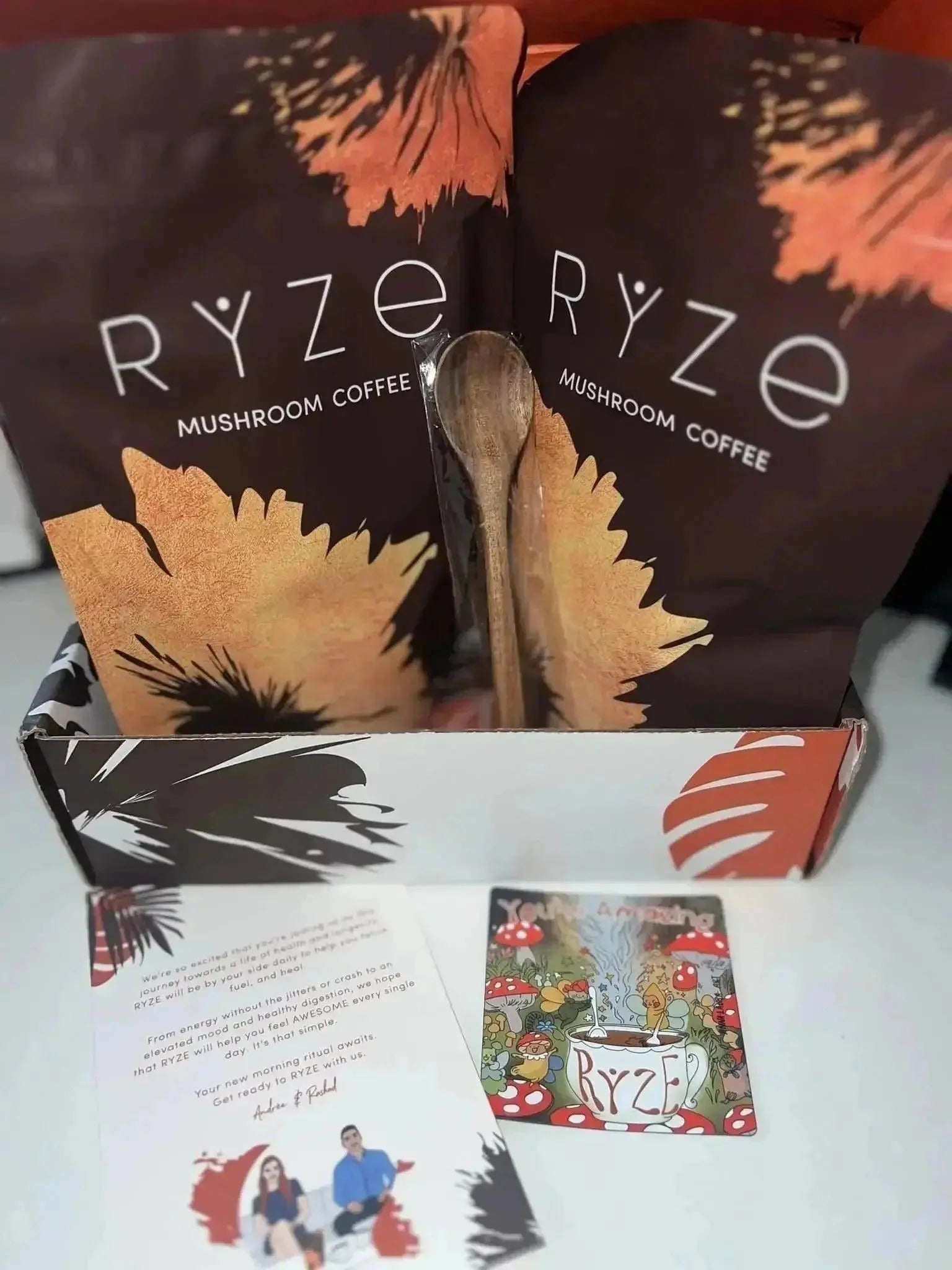 RYZE Organic Mushroom Coffee – Adaptogenic Blend for Energy, Focus & Mental Clarity