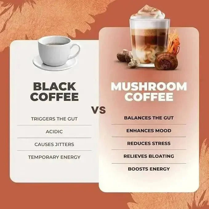 RYZE Organic Mushroom Coffee – Adaptogenic Blend for Energy, Focus & Mental Clarity
